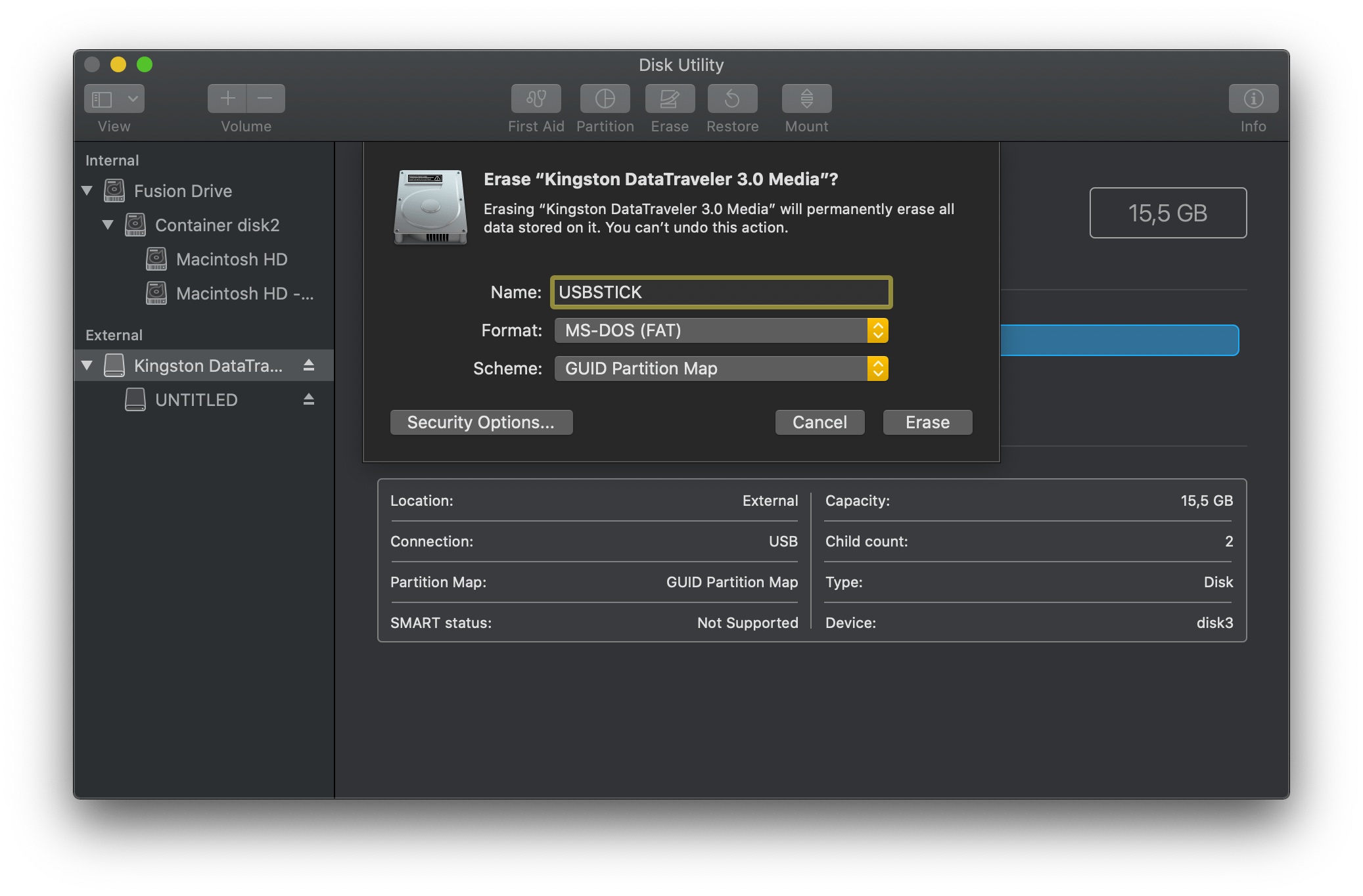 Tikun alustus MacOS:llä